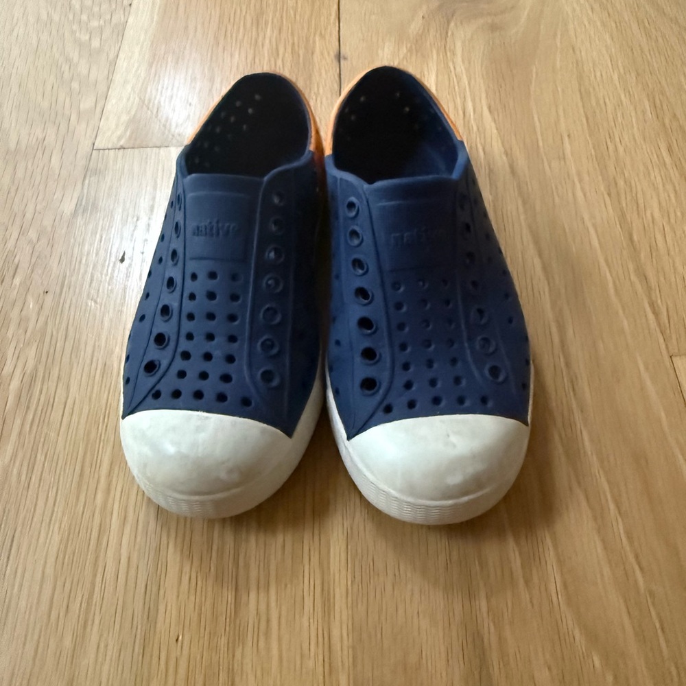 Native Blue and White Sneakers Lightweight Perforated Design